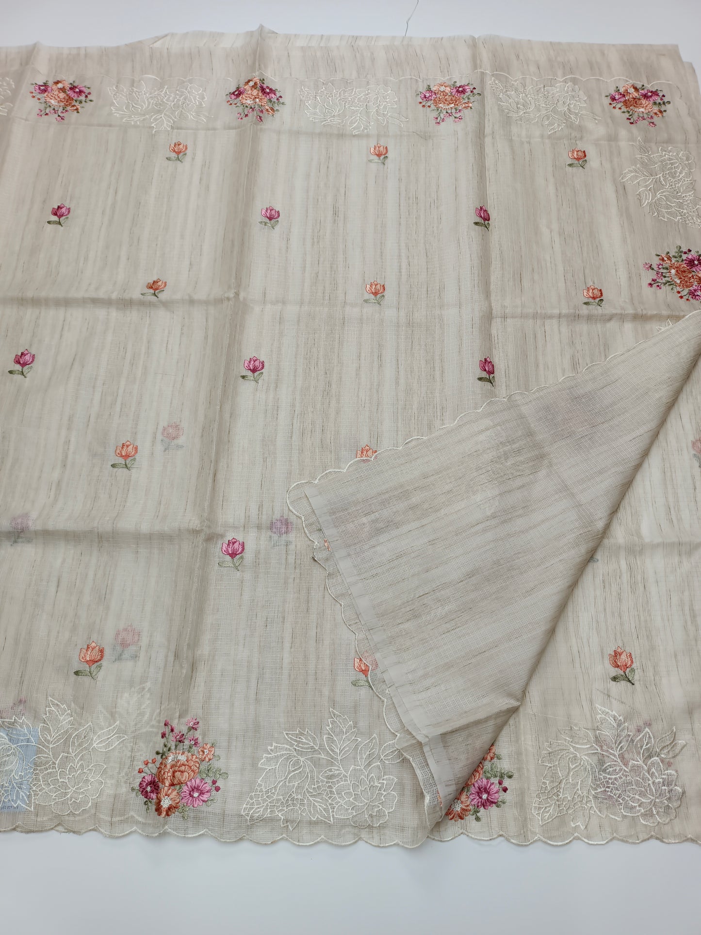 FANCY SUPERNET SAREE