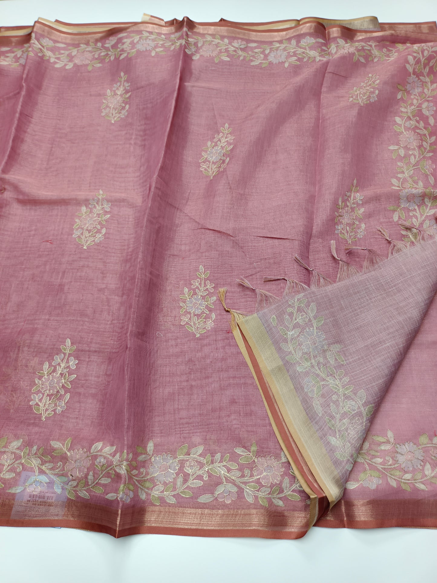 FANCY SUPERNET SAREE