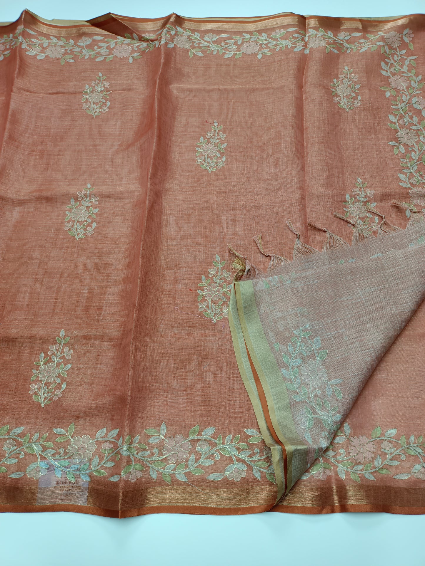 FANCY SUPERNET SAREE