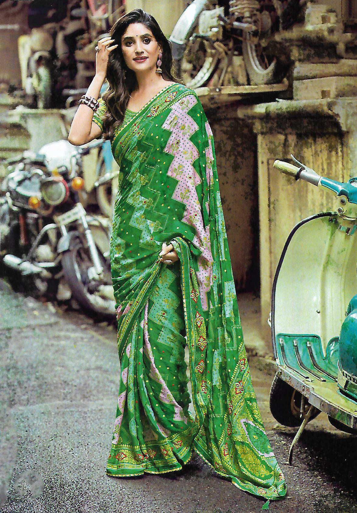 FANCY SYNTHETIC SAREE