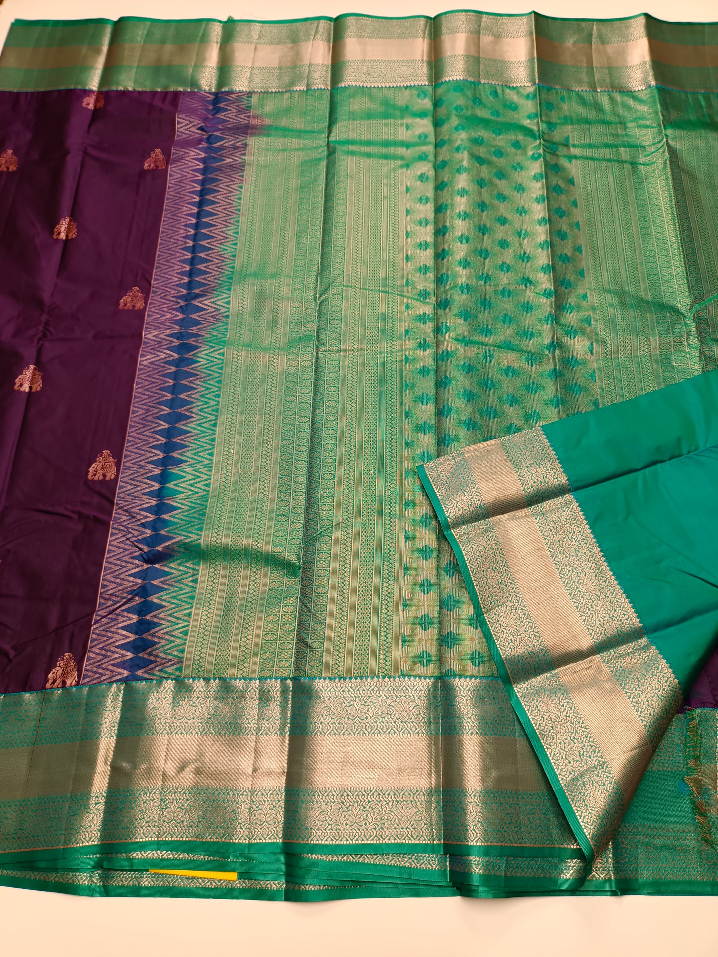 KANCHIPURAM SEMI SILK SAREE