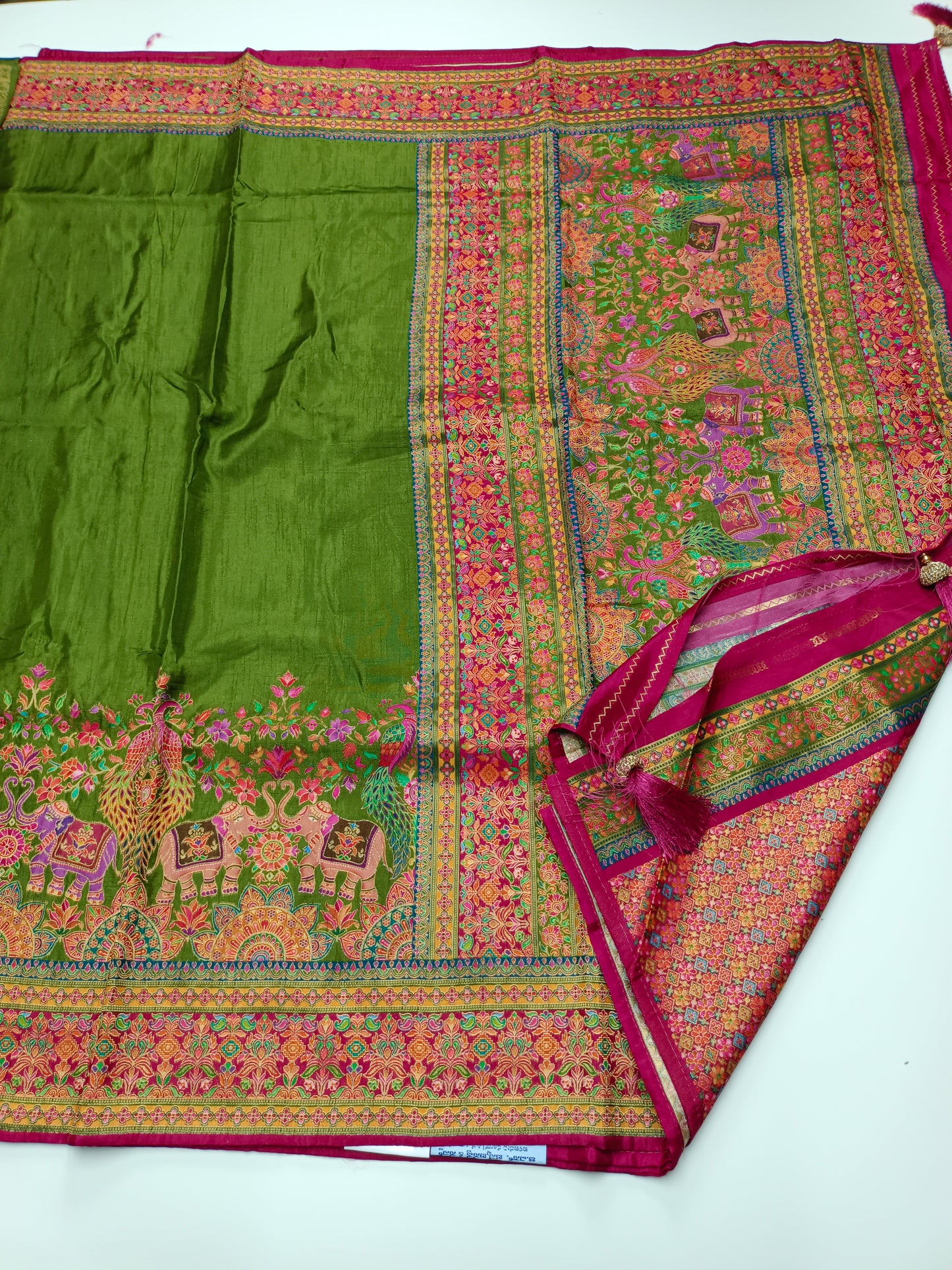 FANCY PASHMINA SAREE