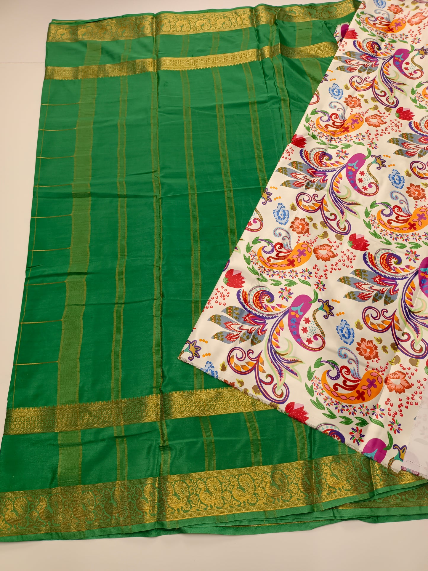 SEMI CREPE SILK SAREE