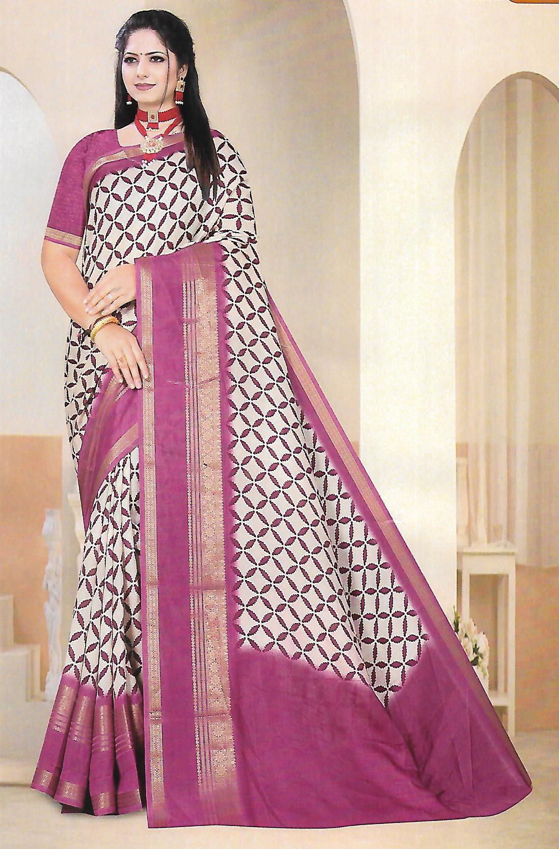 FANCY SYNTHETIC SAREE