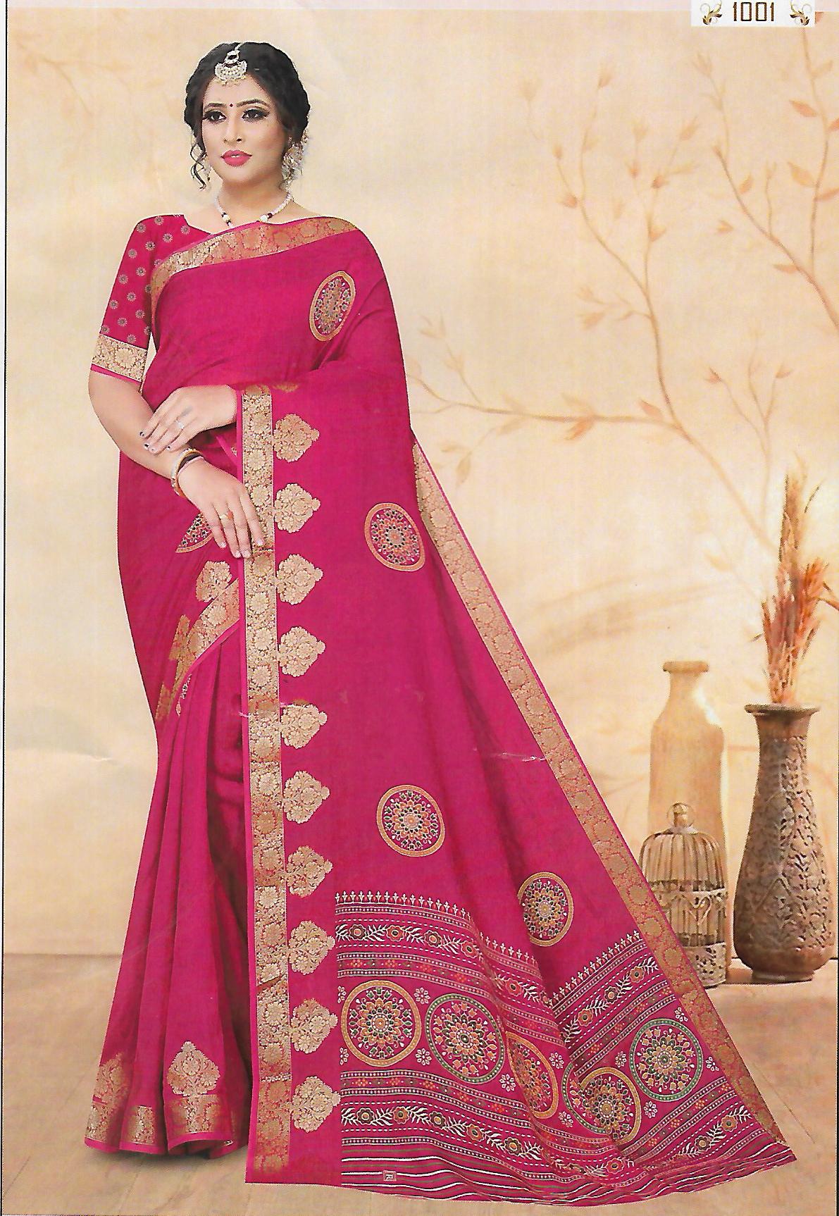FANCY SYNTHETIC SAREE