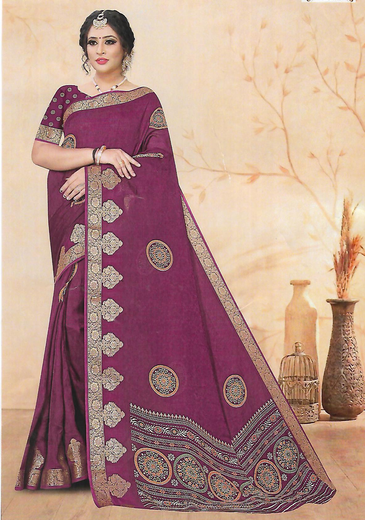 FANCY SYNTHETIC SAREE