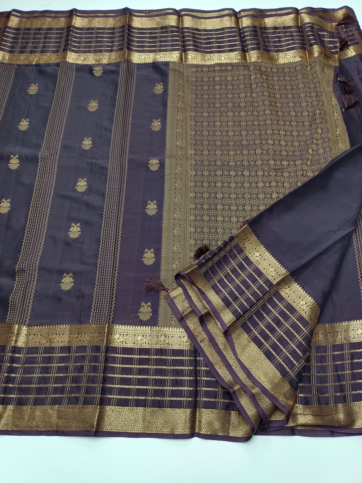 SEMI CREPE SILK SAREE