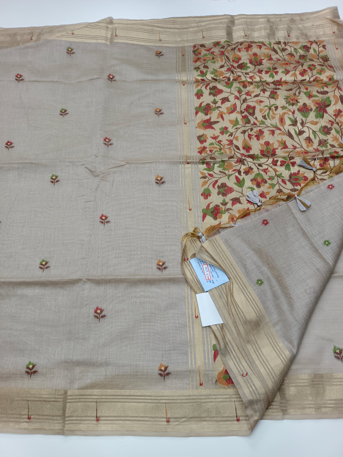 FANCY JAMDHANI COTTON SAREE