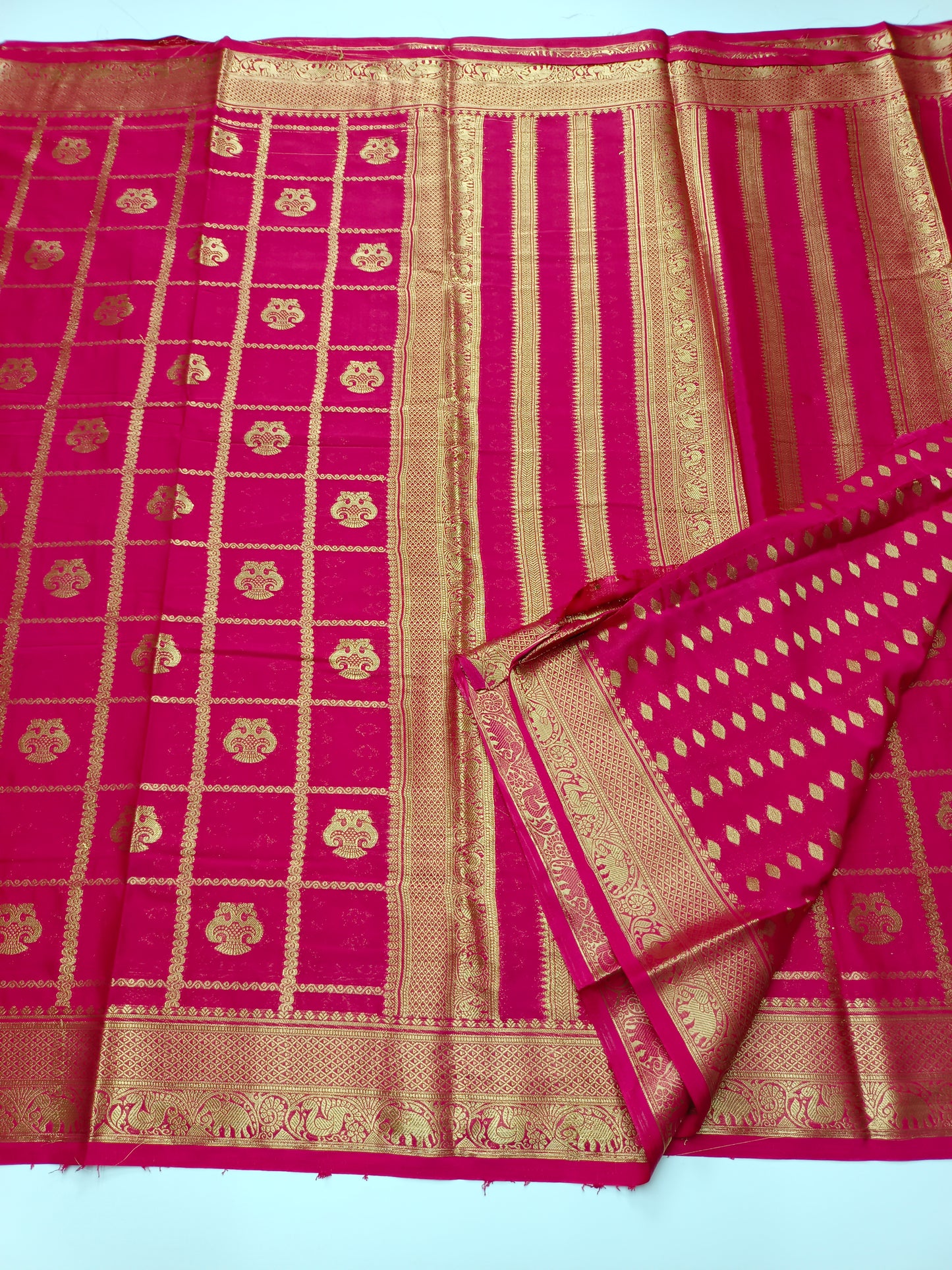 SEMI CREPE SILK SAREE