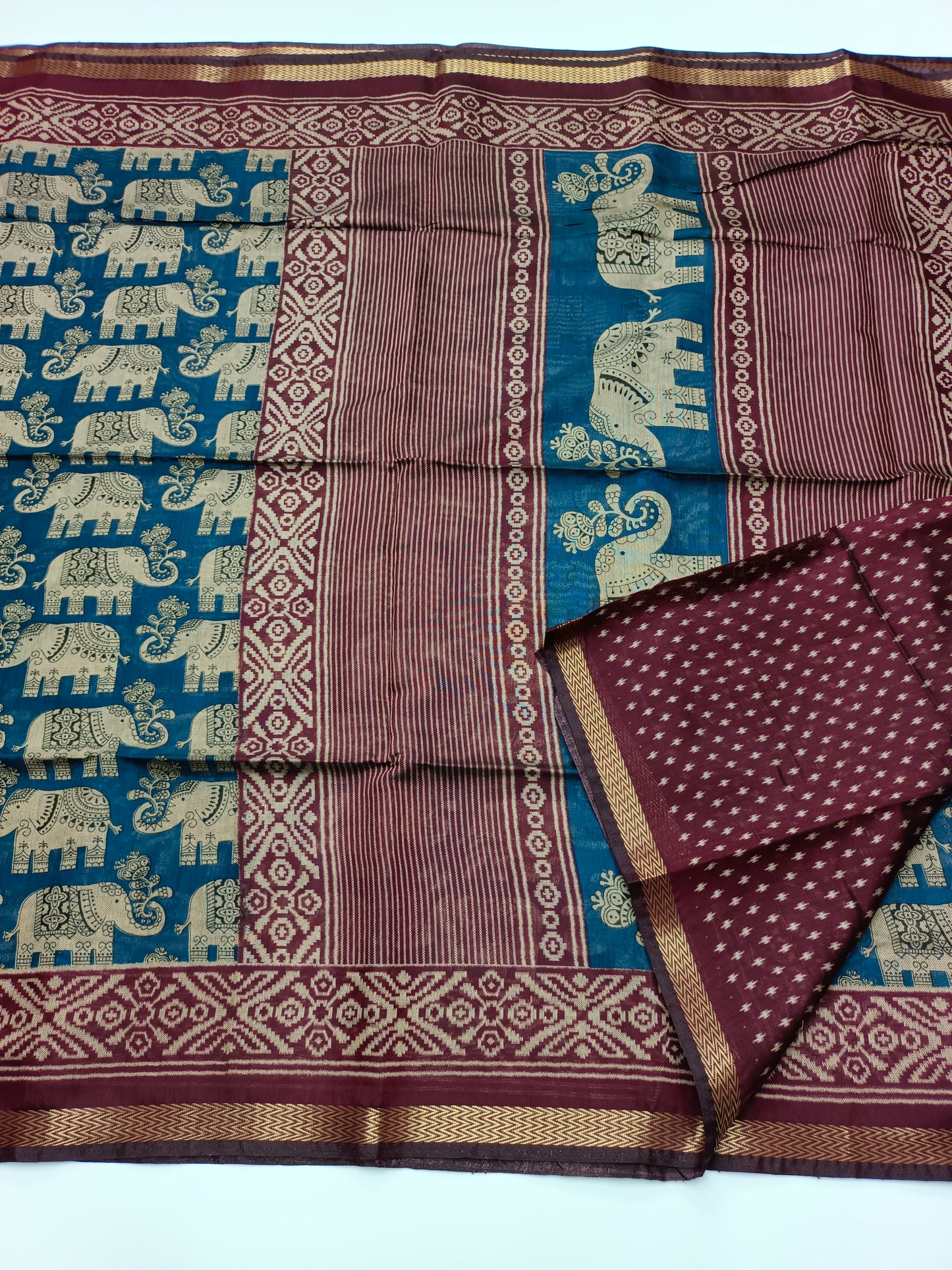 FANCY ASSAM COTTON SAREE