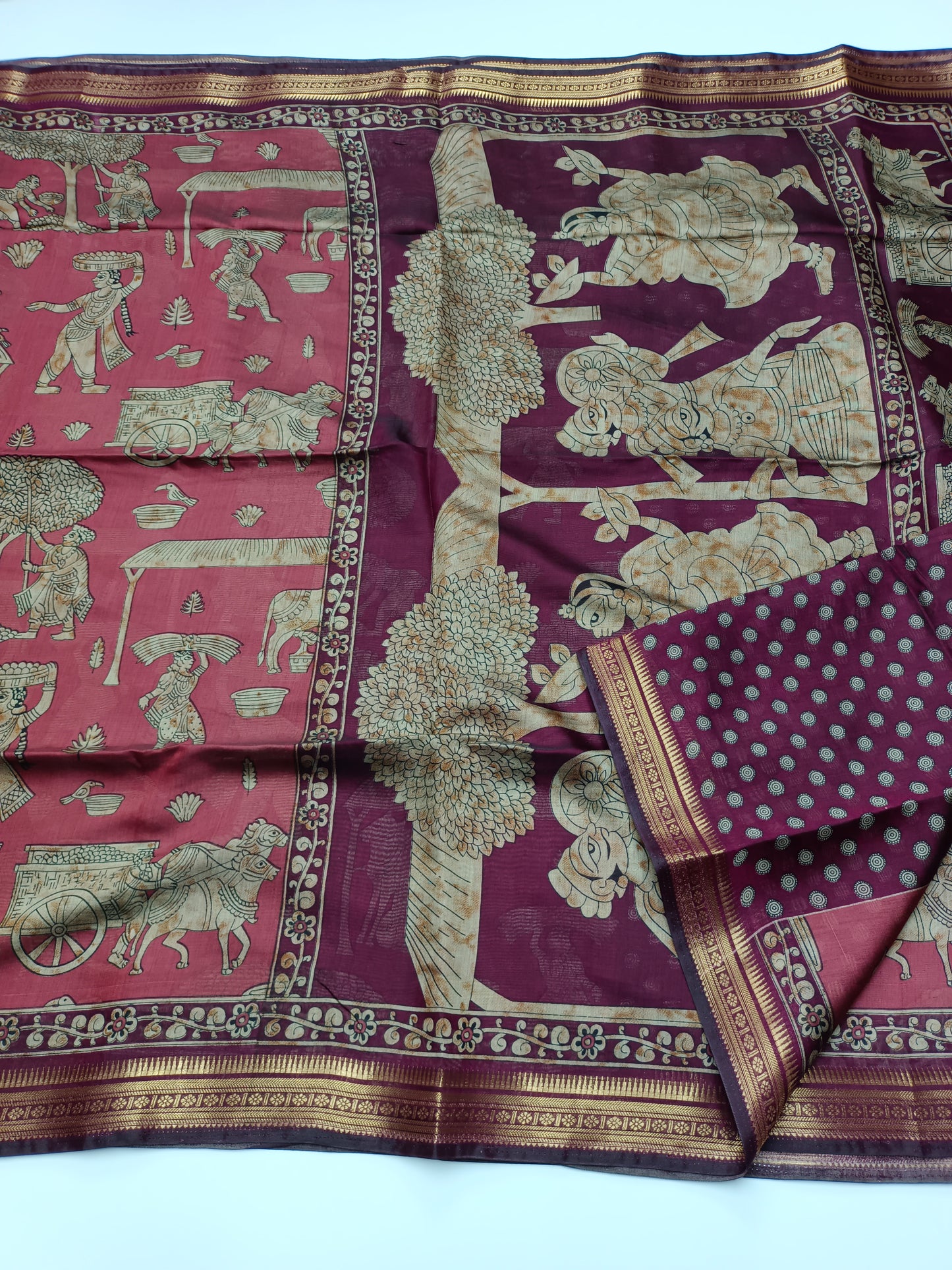FANCY ASSAM COTTON SAREE