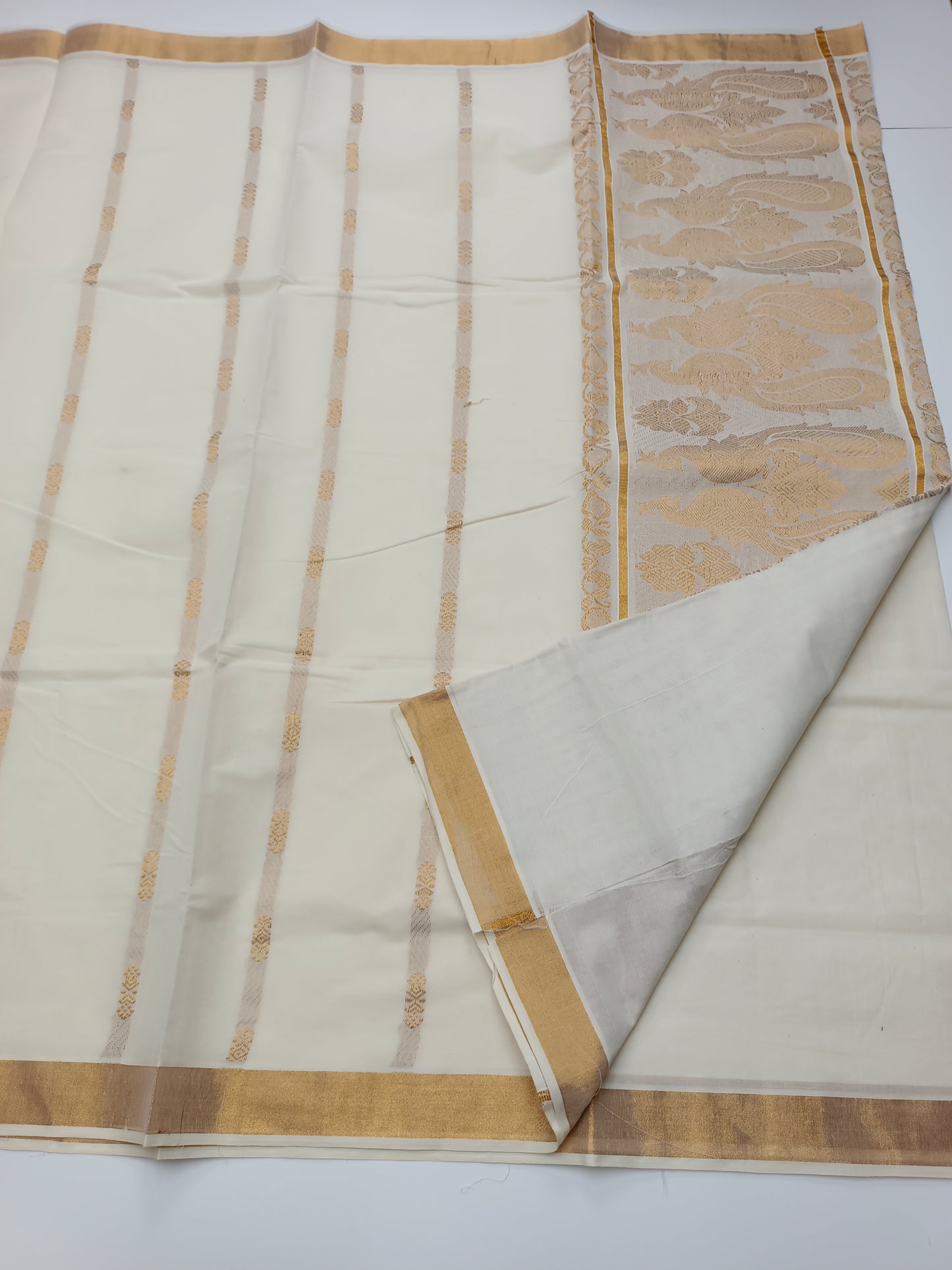 FANCY KERALA COTTON SAREE