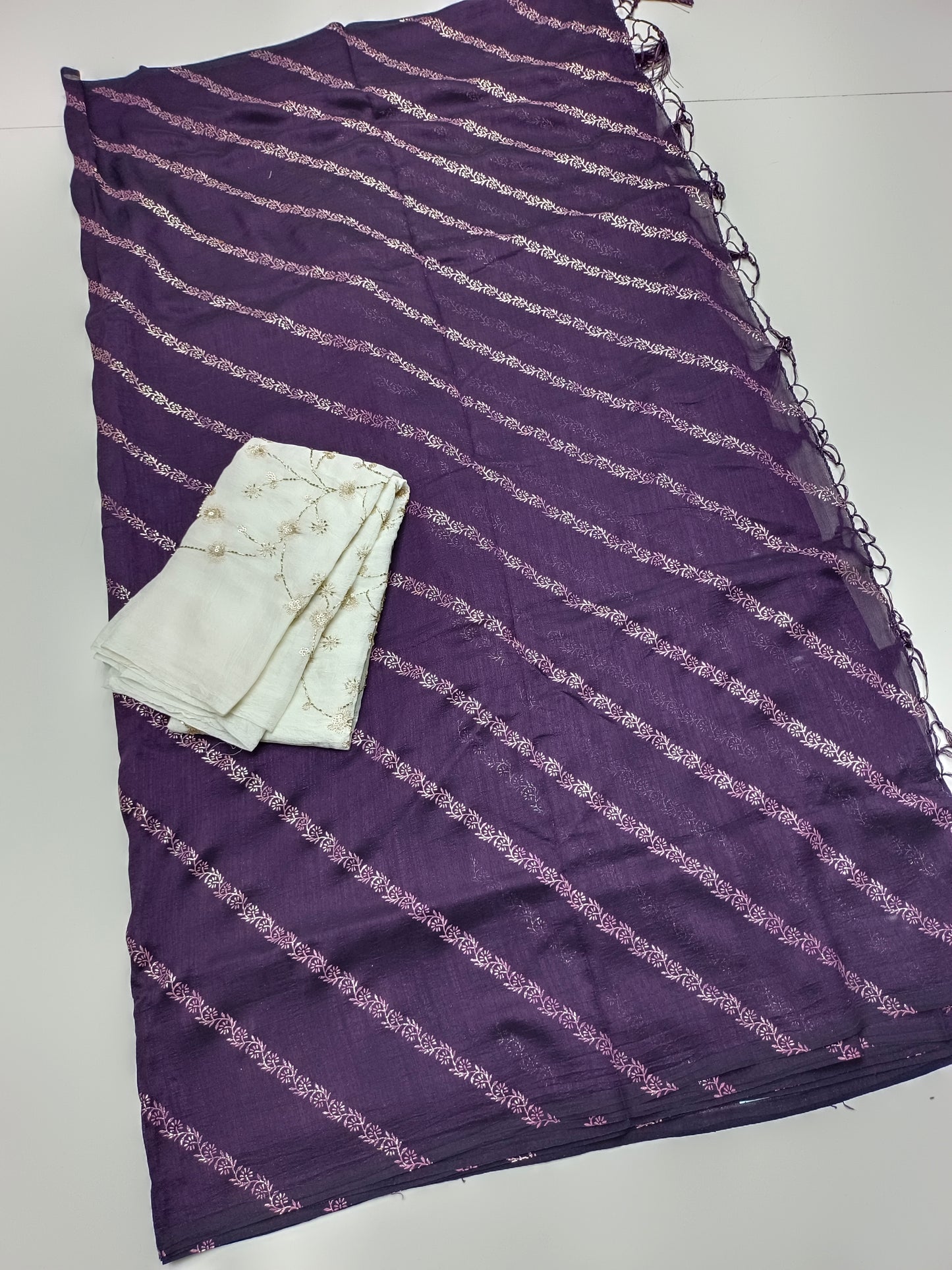 FANCY WORK SAREE