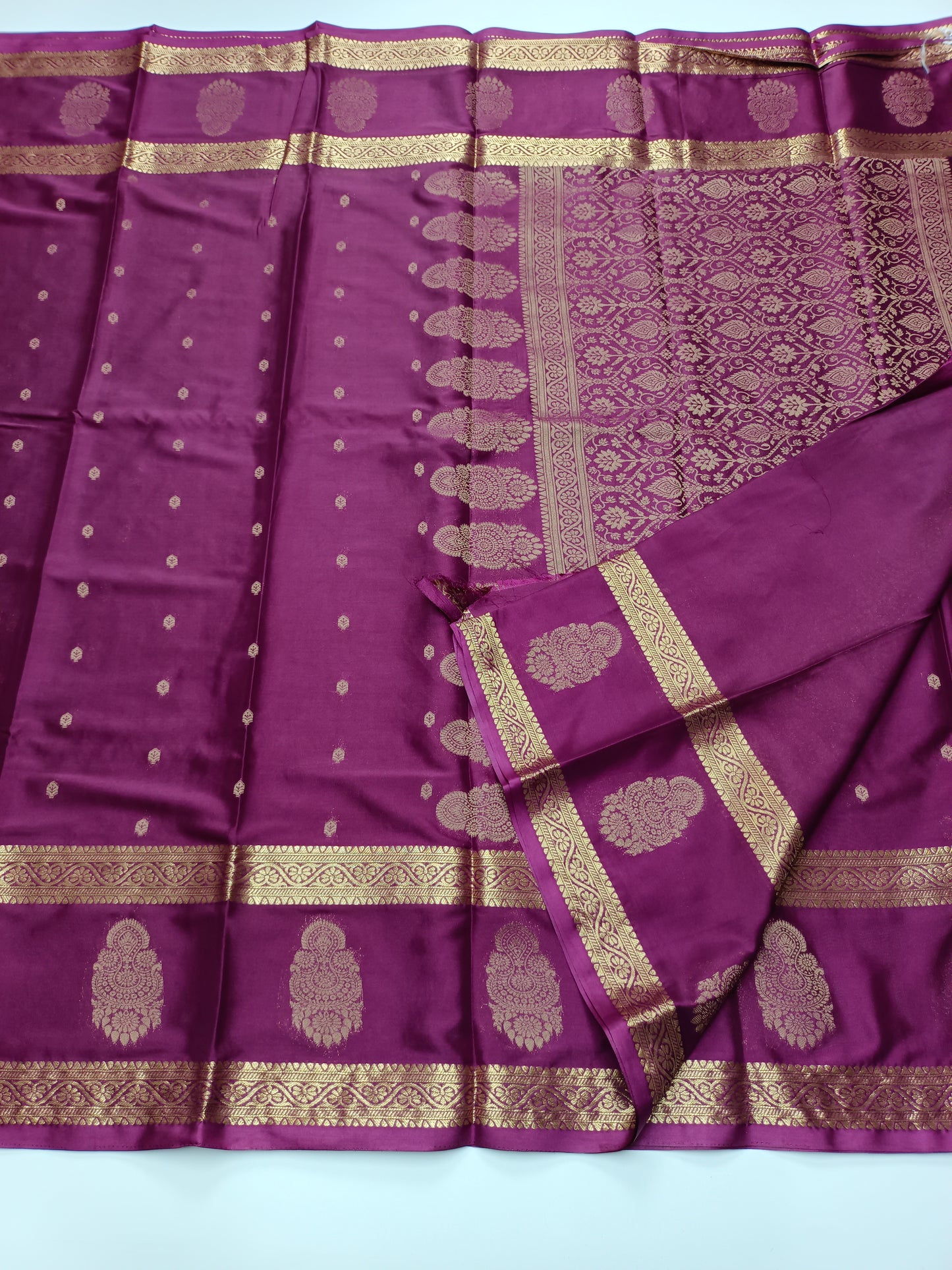 SEMI CREPE SILK SAREE