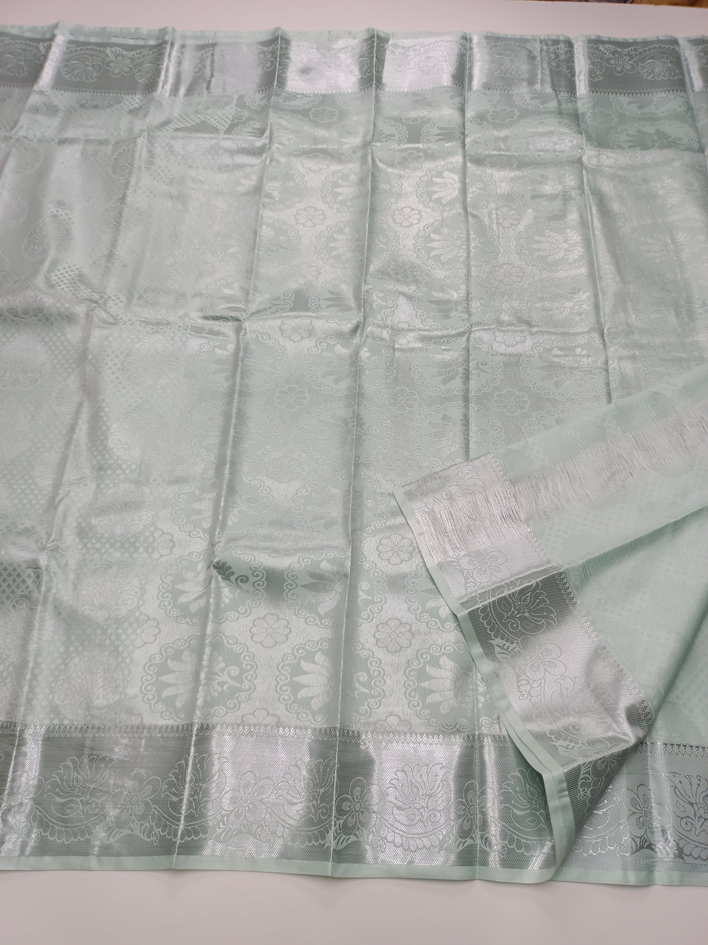 FANCY TISSUE BROCADE SAREE
