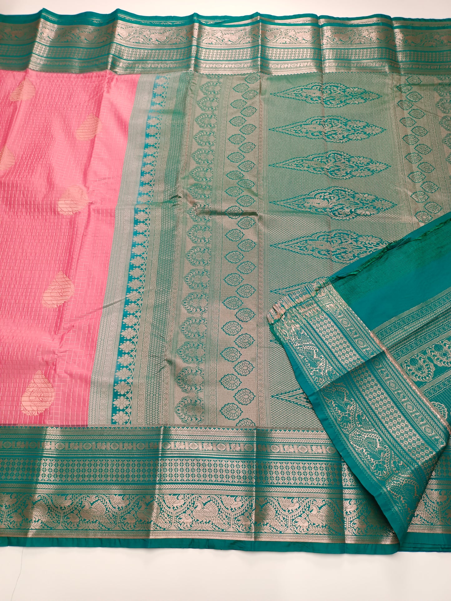 KANCHIPURAM SEMI SILK SAREE