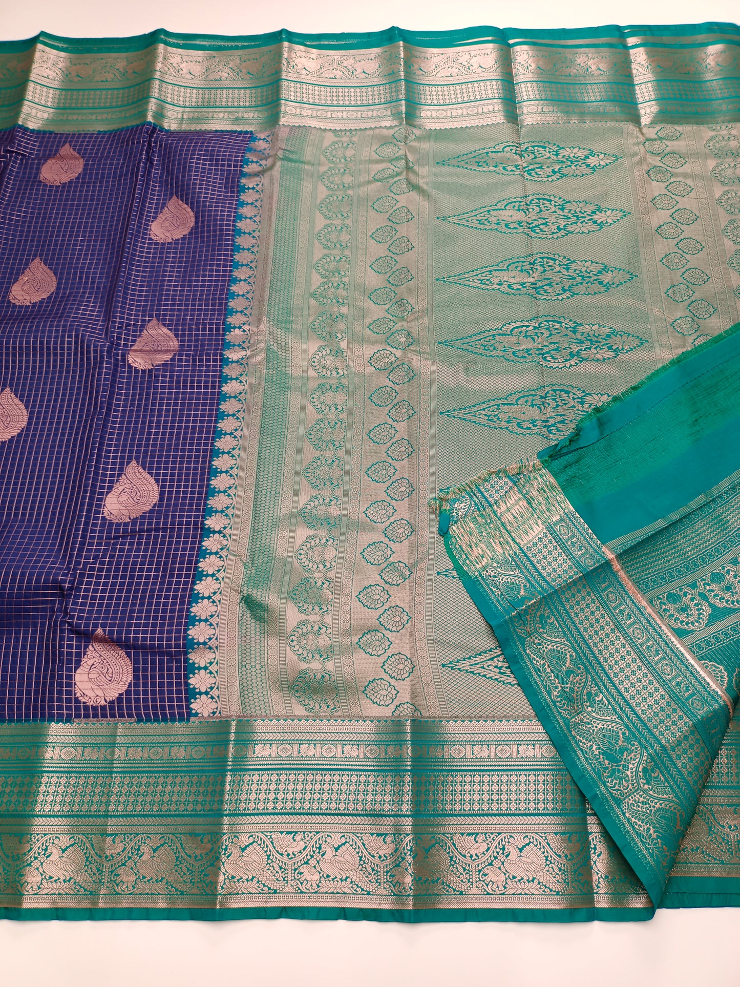 KANCHIPURAM SEMI SILK SAREE