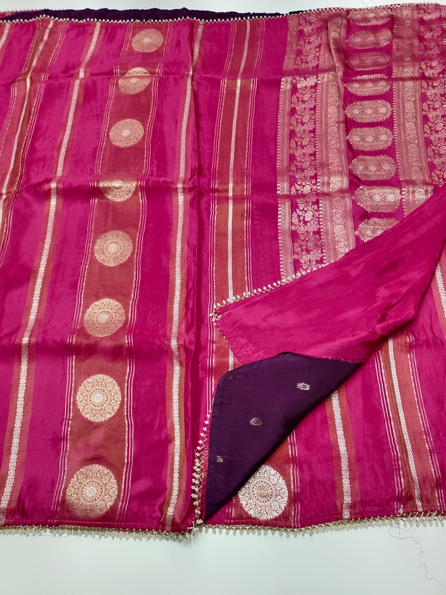 ORGANZA CREPE SILK SAREE
