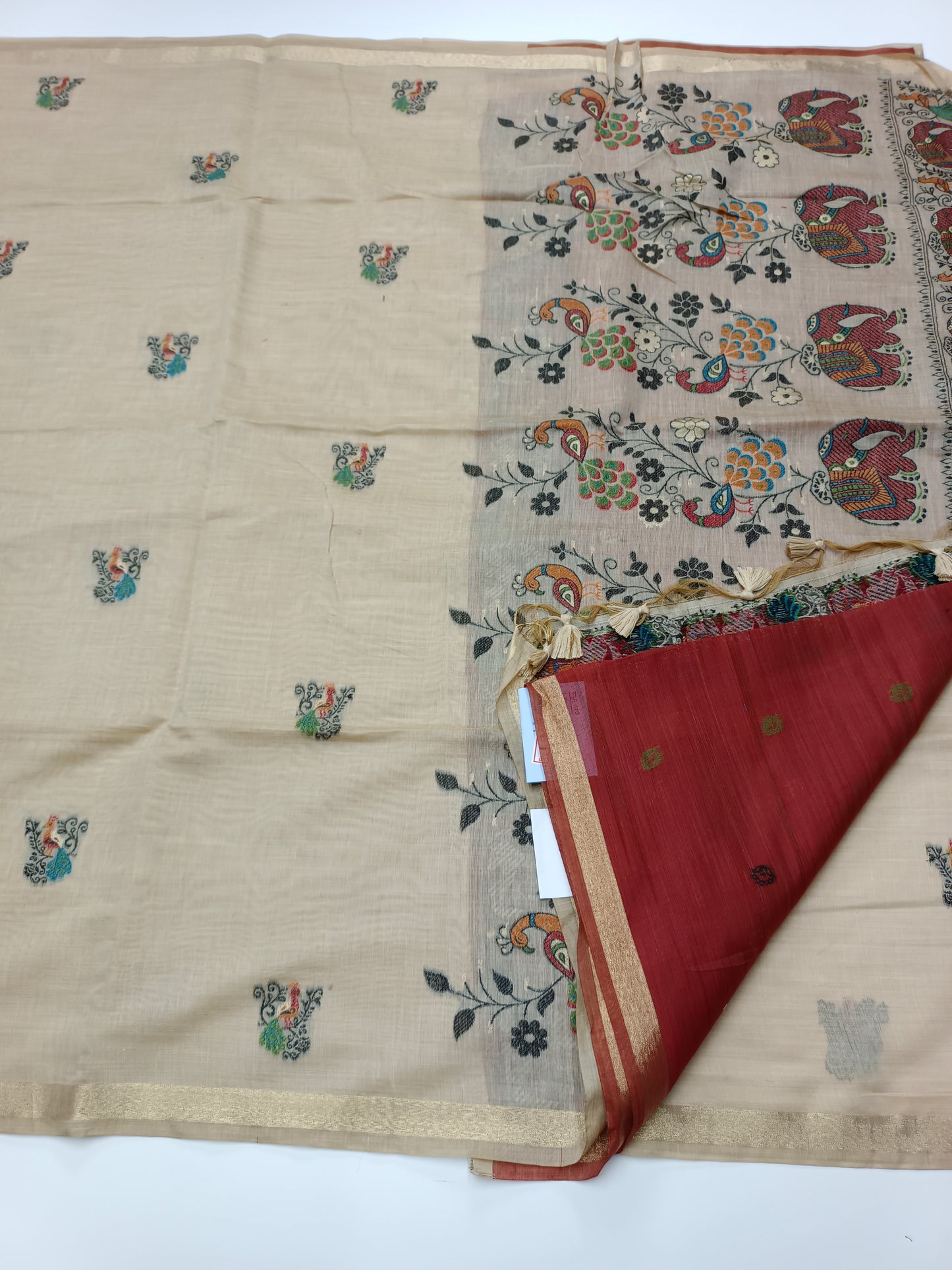 FANCY JAMDHANI COTTON SAREE