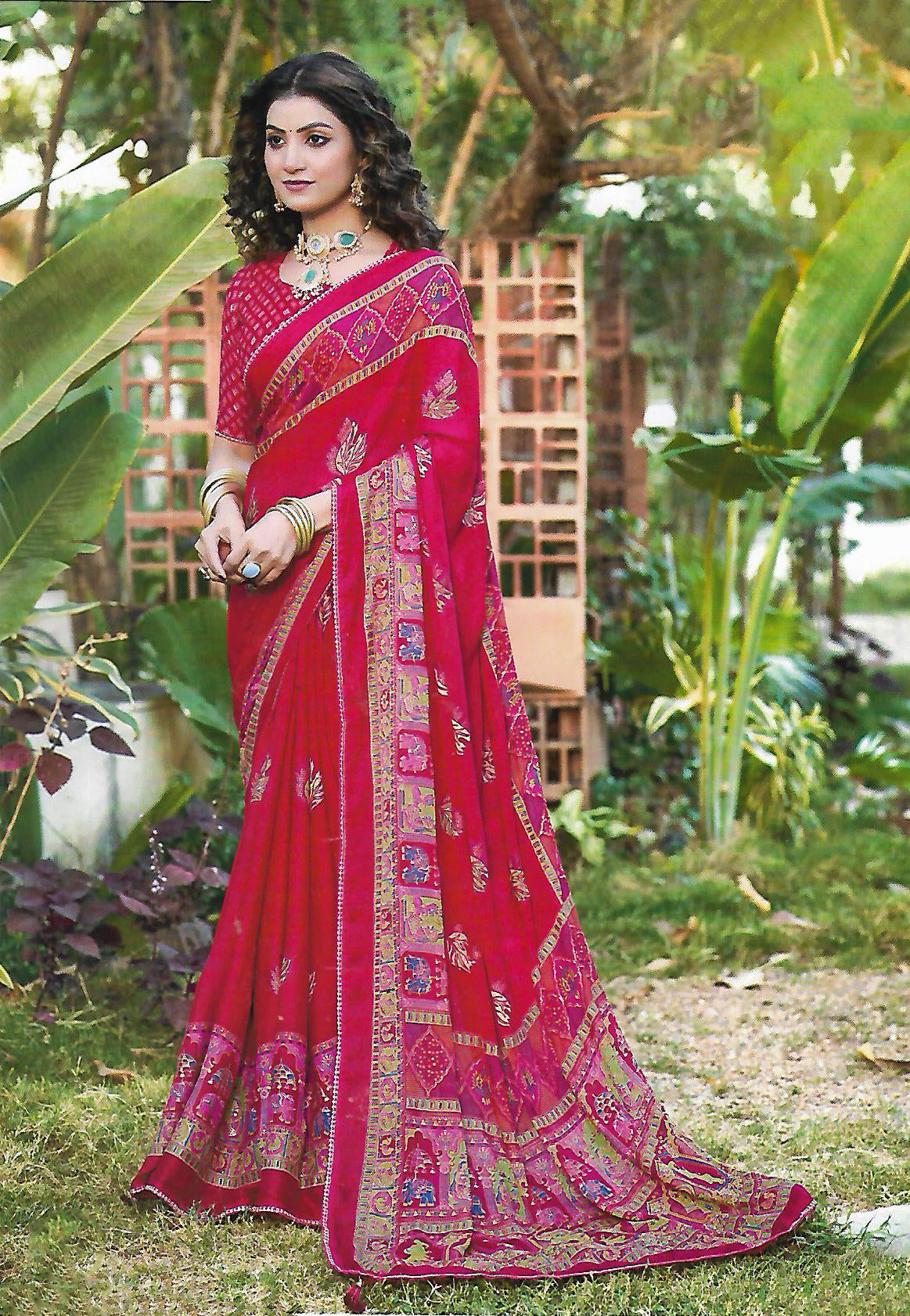 FANCY SYNTHETIC SAREE