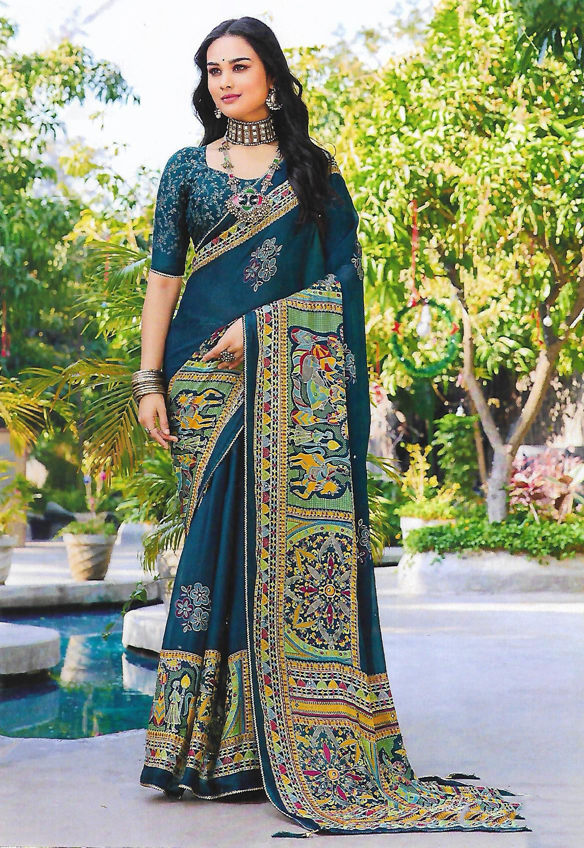 FANCY SYNTHETIC SAREE