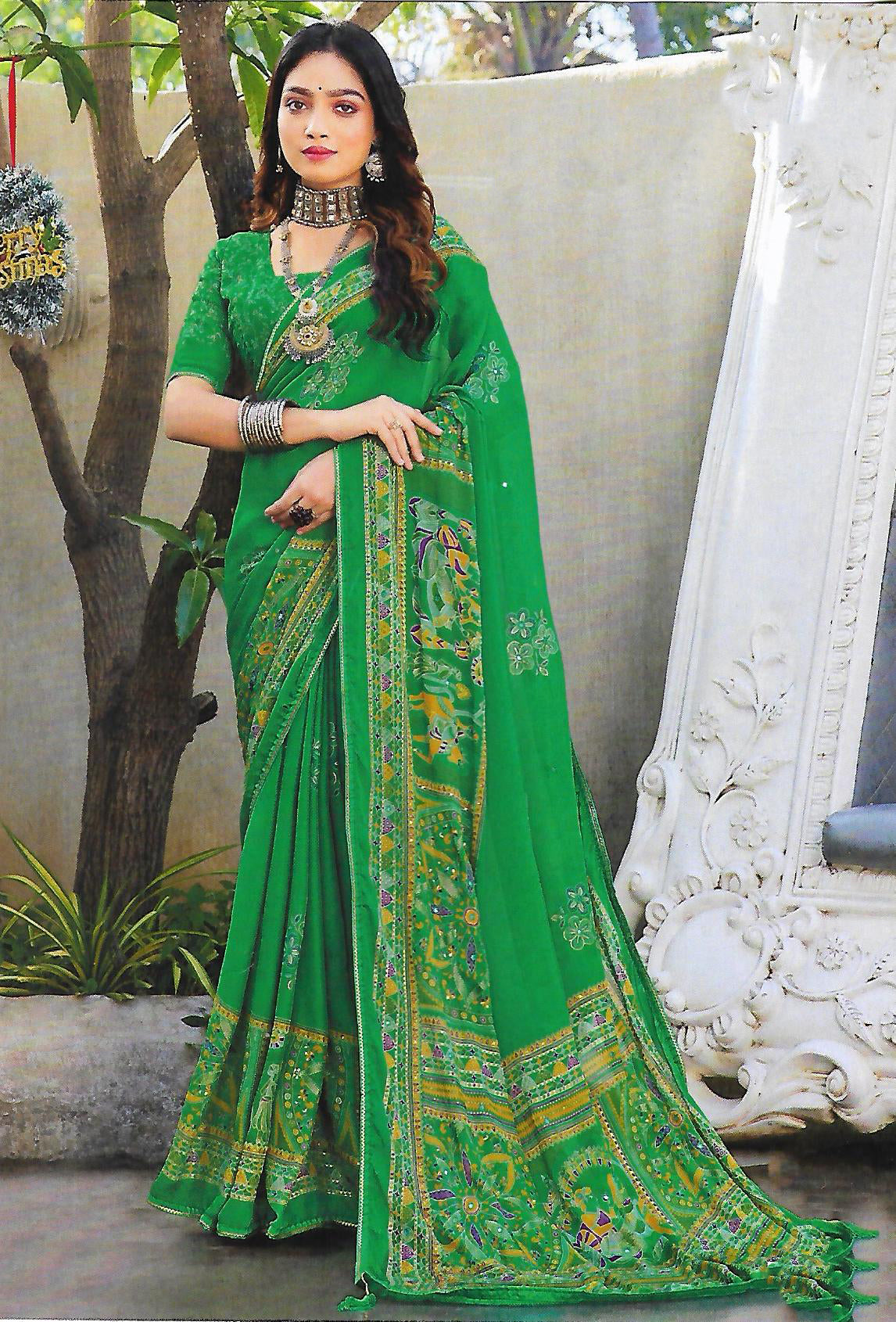 FANCY SYNTHETIC SAREE