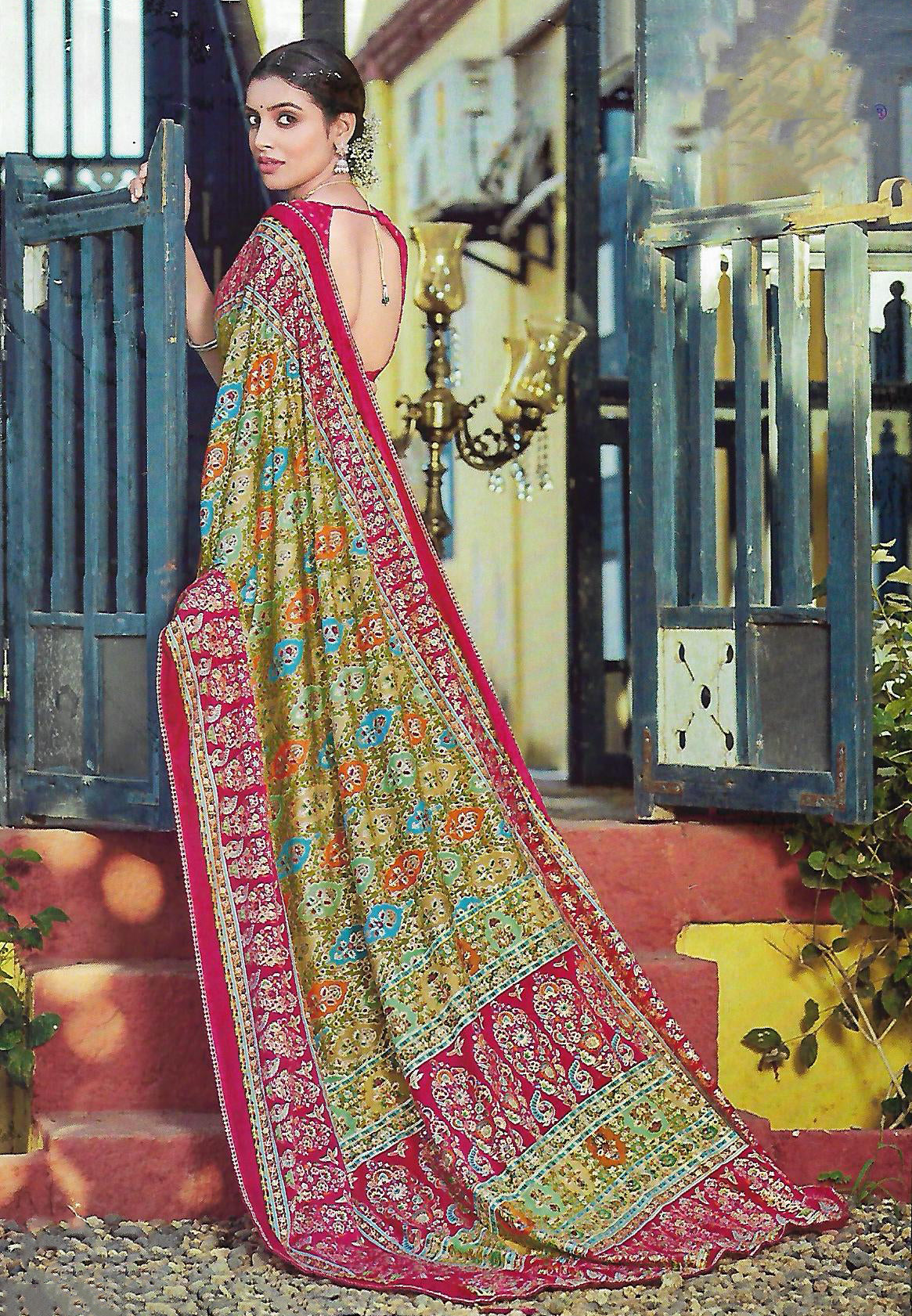 FANCY SYNTHETIC SAREE