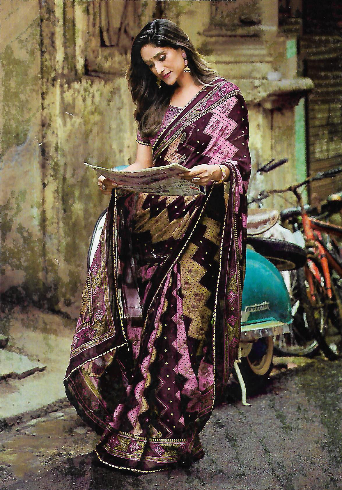 FANCY SYNTHETIC SAREE