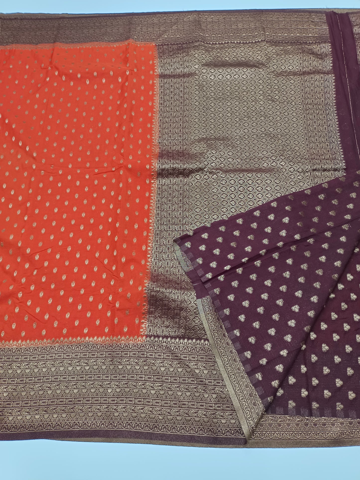 SEMI KADDI GEORGETTE SAREE