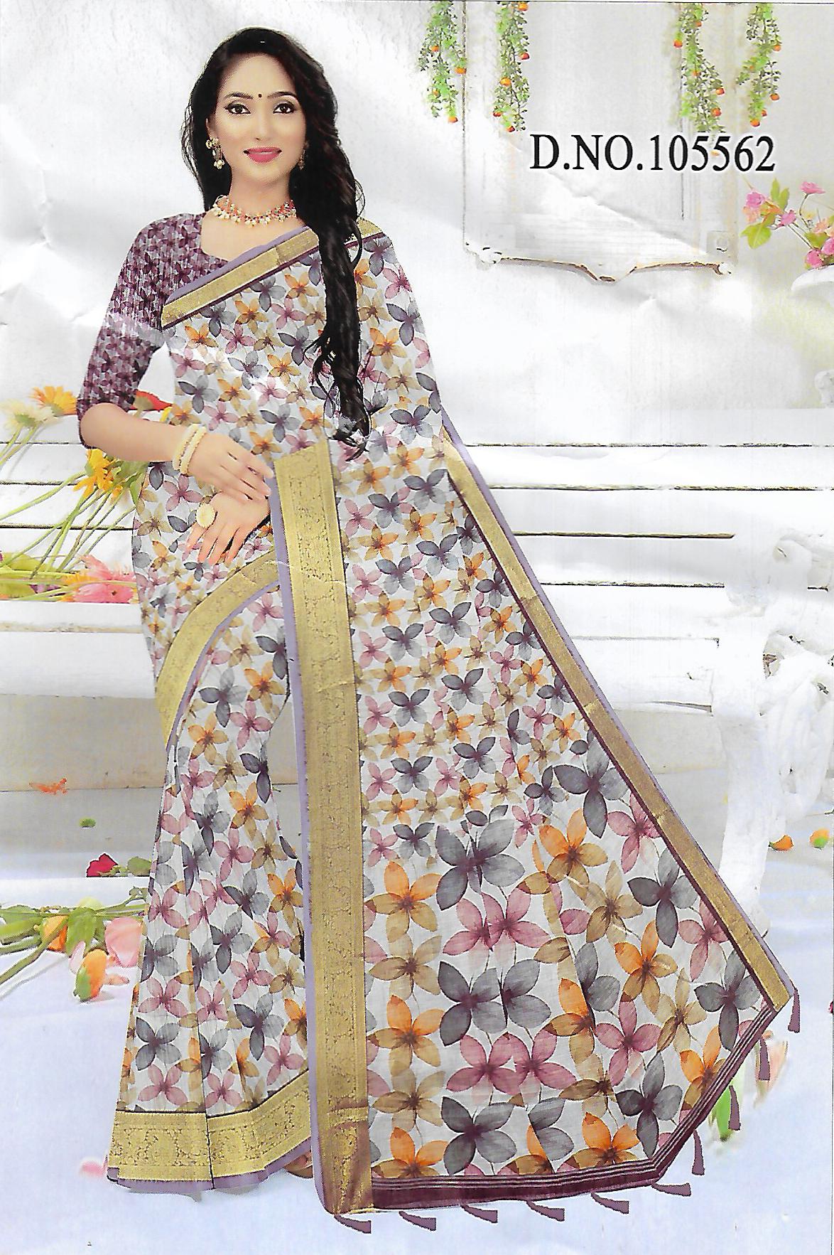 FANCY LENIN SAREE