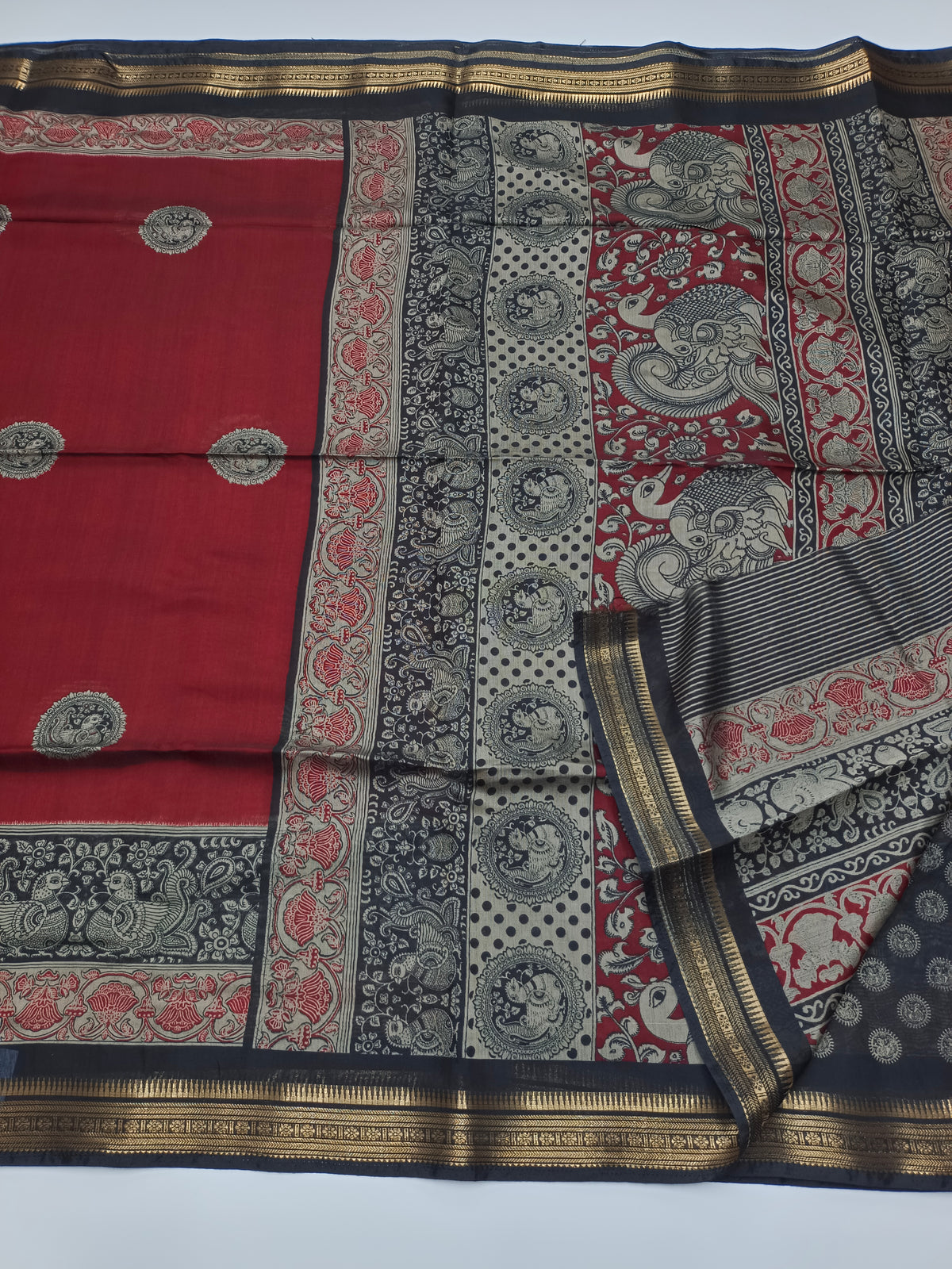 FANCY ASSAM COTTON SAREE