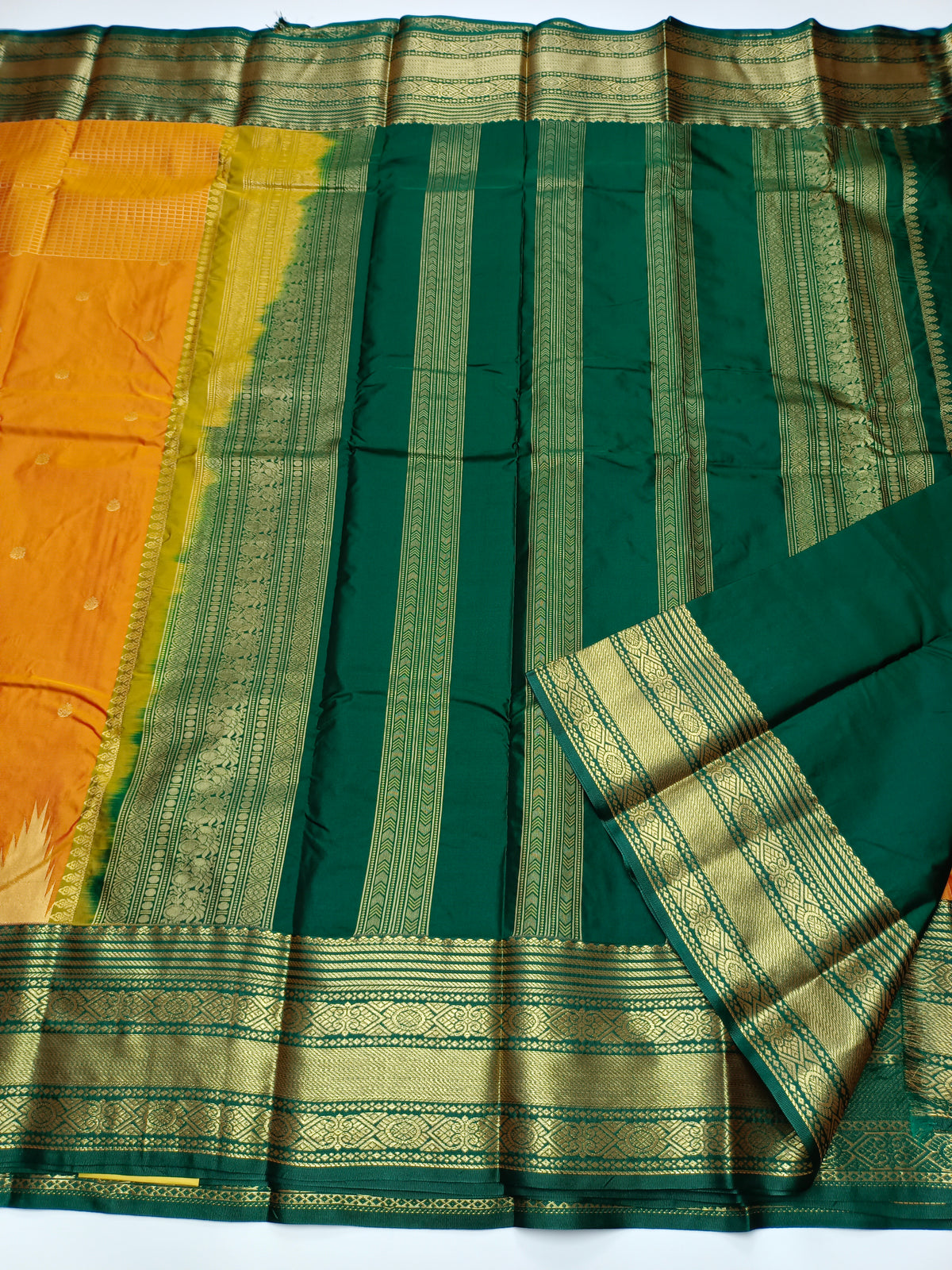 KANCHIPURAM SEMI SILK SAREE