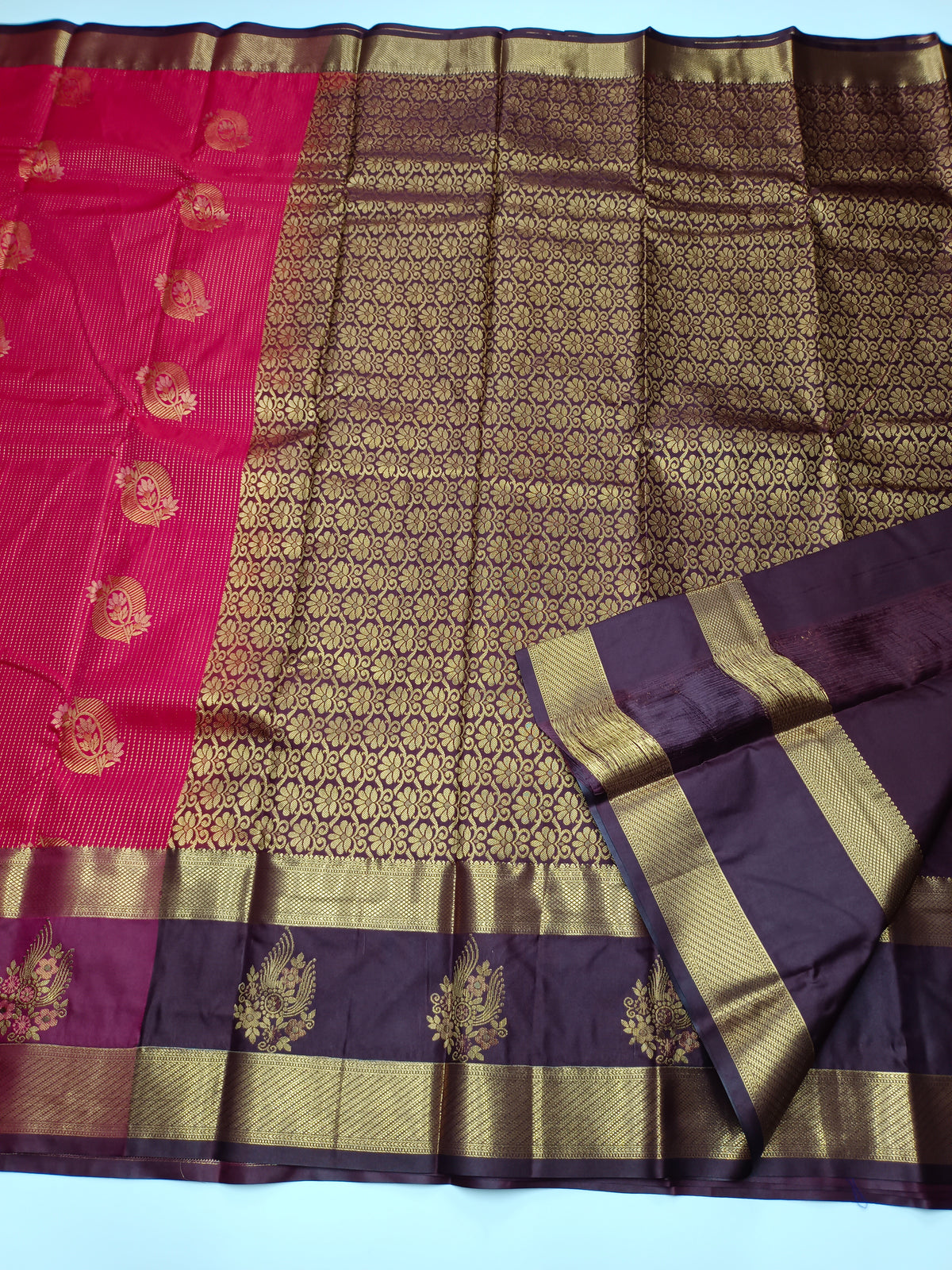 KANCHIPURAM SEMI SILK SAREE