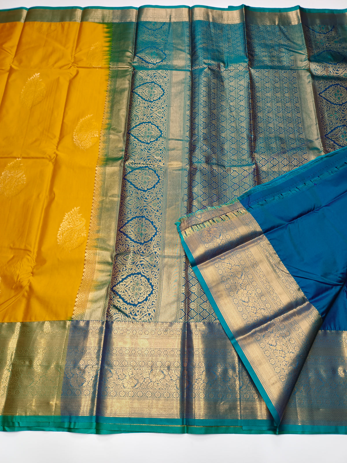 KANCHIPURAM SEMI SILK SAREE