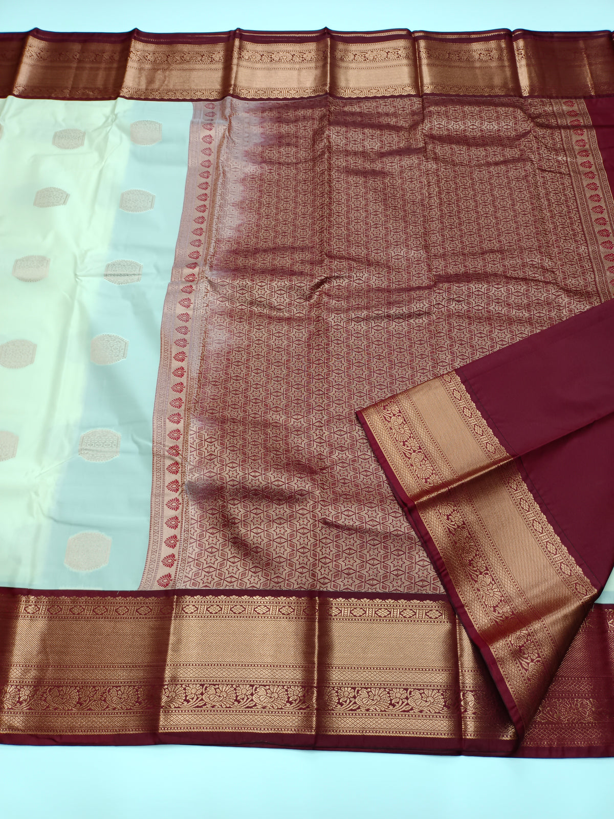 KANCHIPURAM SEMI SILK SAREE