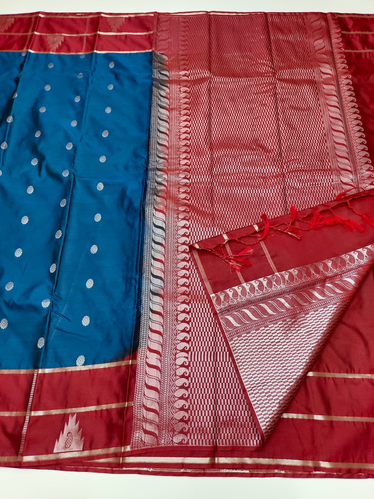 KANCHIPURAM SEMI SILK SAREE