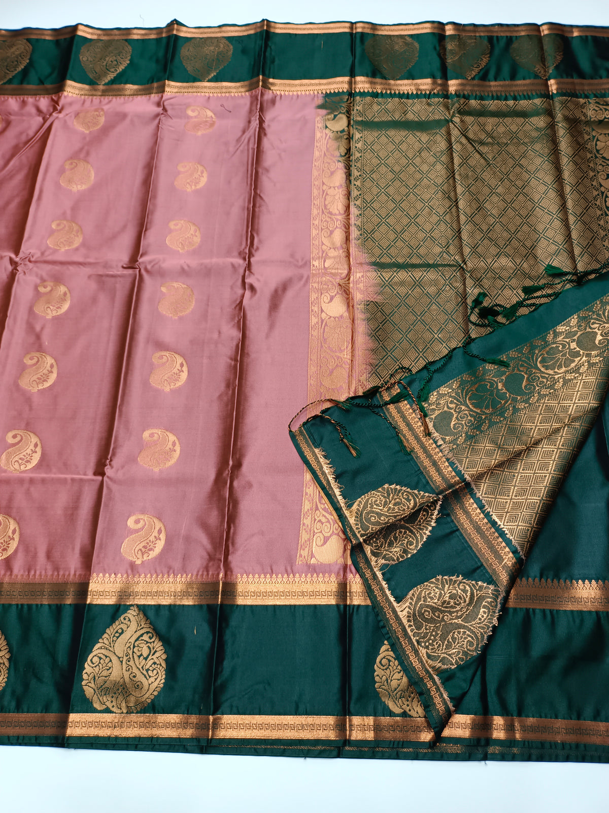 KANCHIPURAM SEMI SILK SAREE