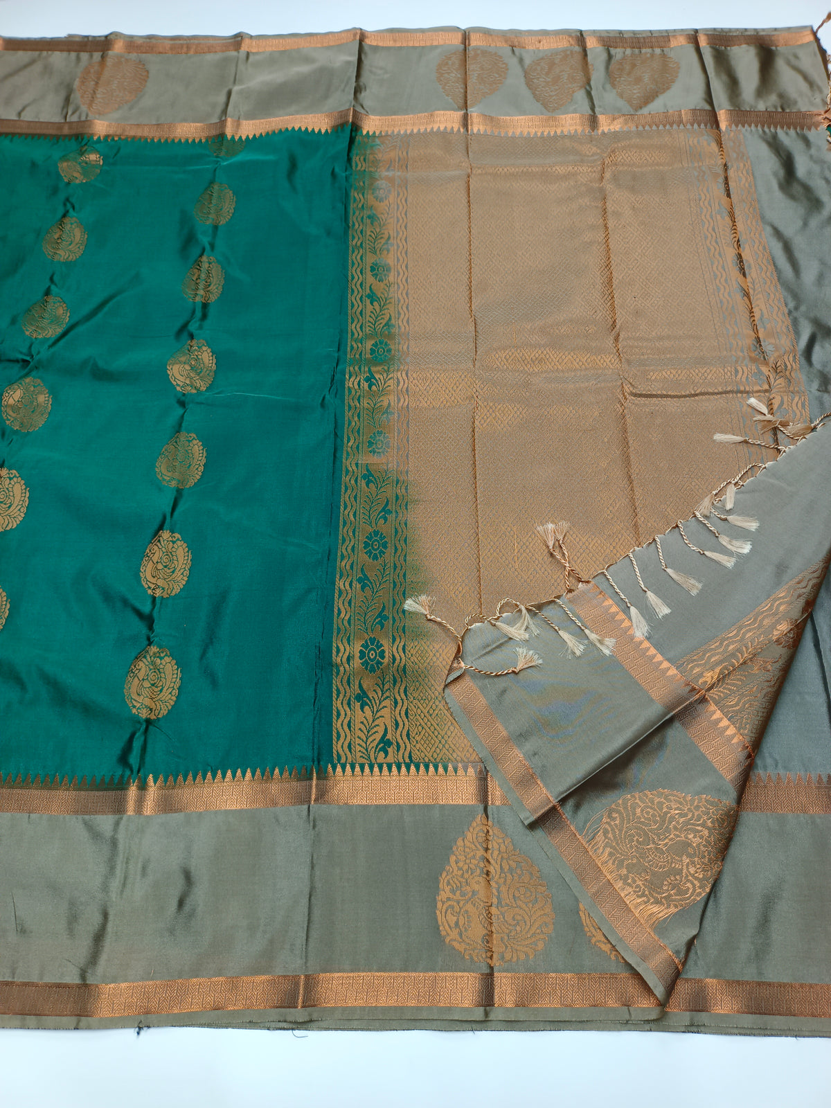 KANCHIPURAM SEMI SILK SAREE