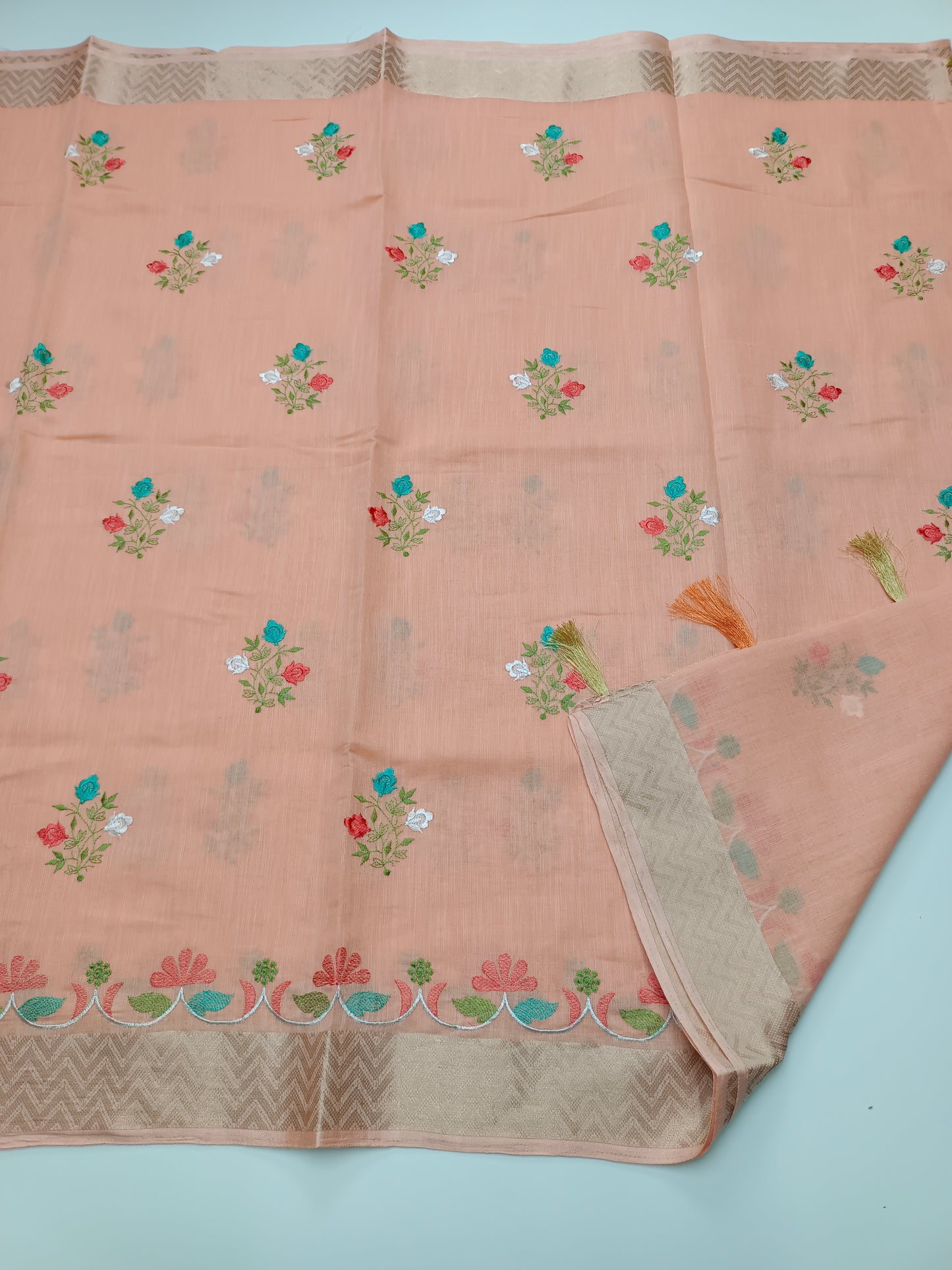 FANCY GADWAL COTTON SAREE