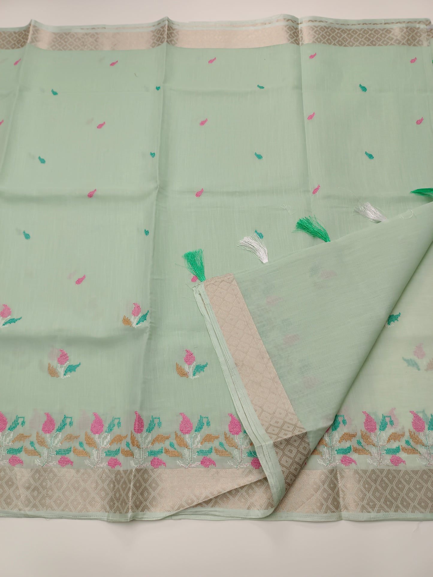 FANCY GADWAL COTTON SAREE