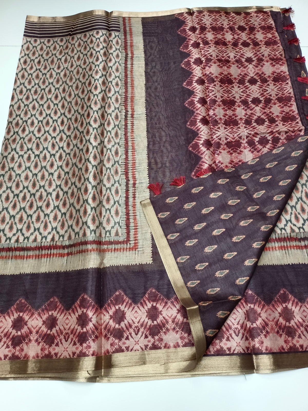 FANCY LENIN SAREE