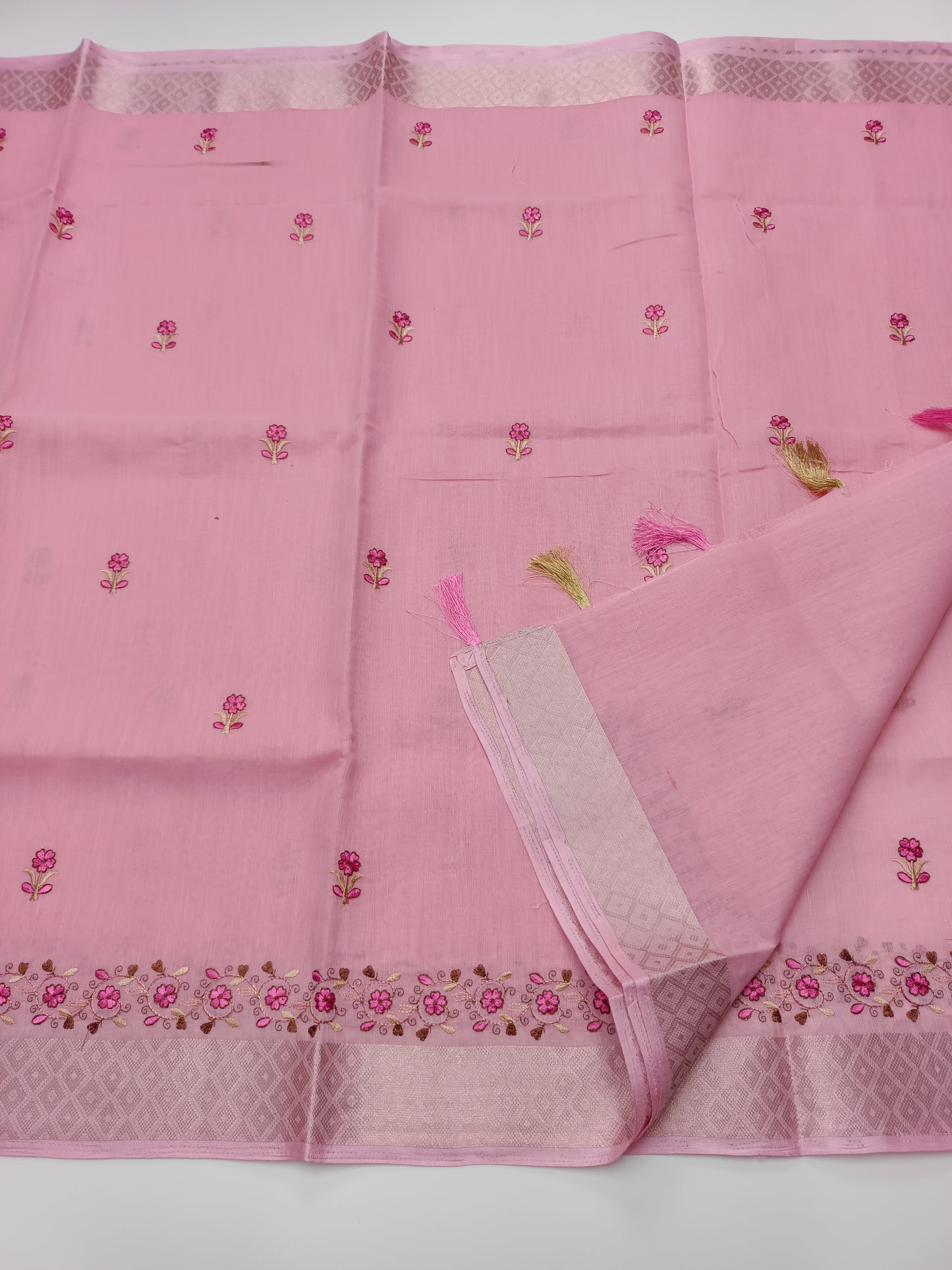 FANCY GADWAL COTTON SAREE