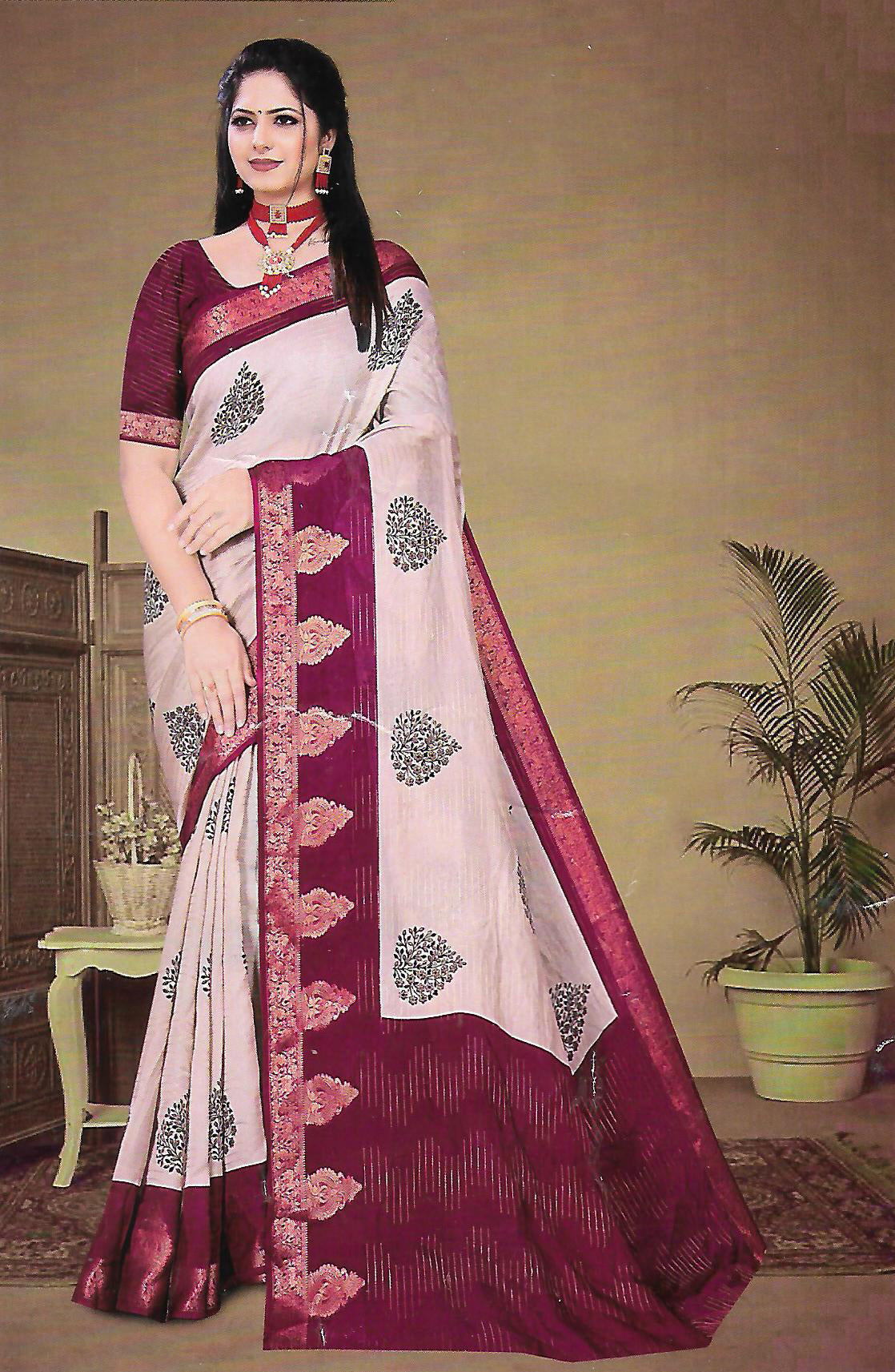 FANCY SYNTHETIC SAREE