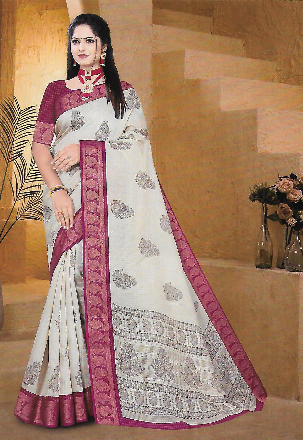 FANCY SYNTHETIC SAREE