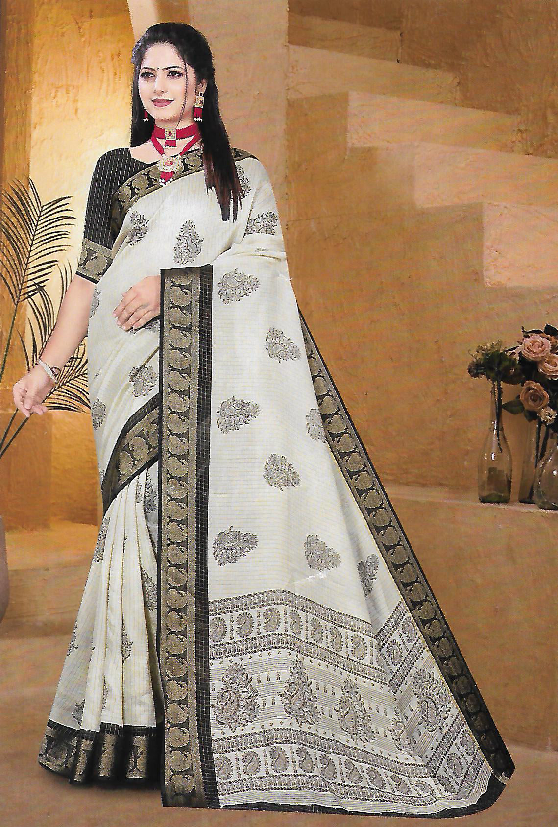 FANCY SYNTHETIC SAREE
