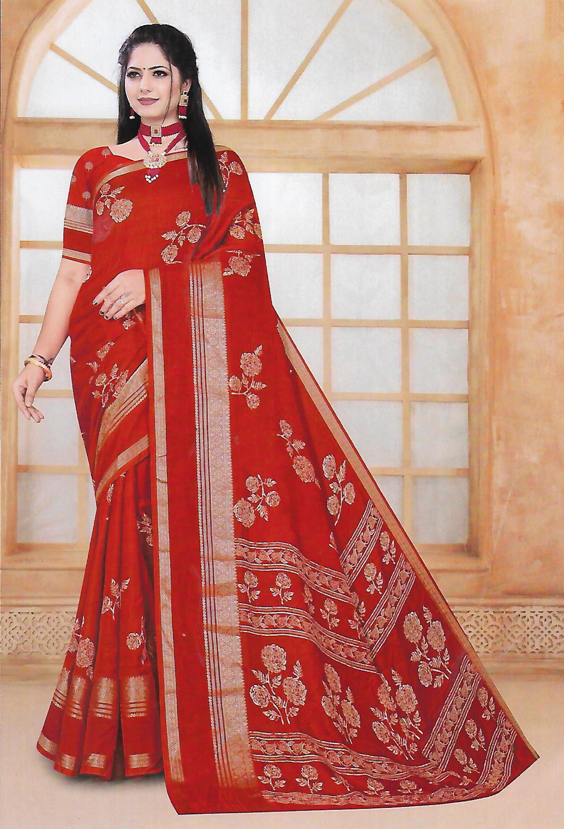 FANCY SYNTHETIC SAREE
