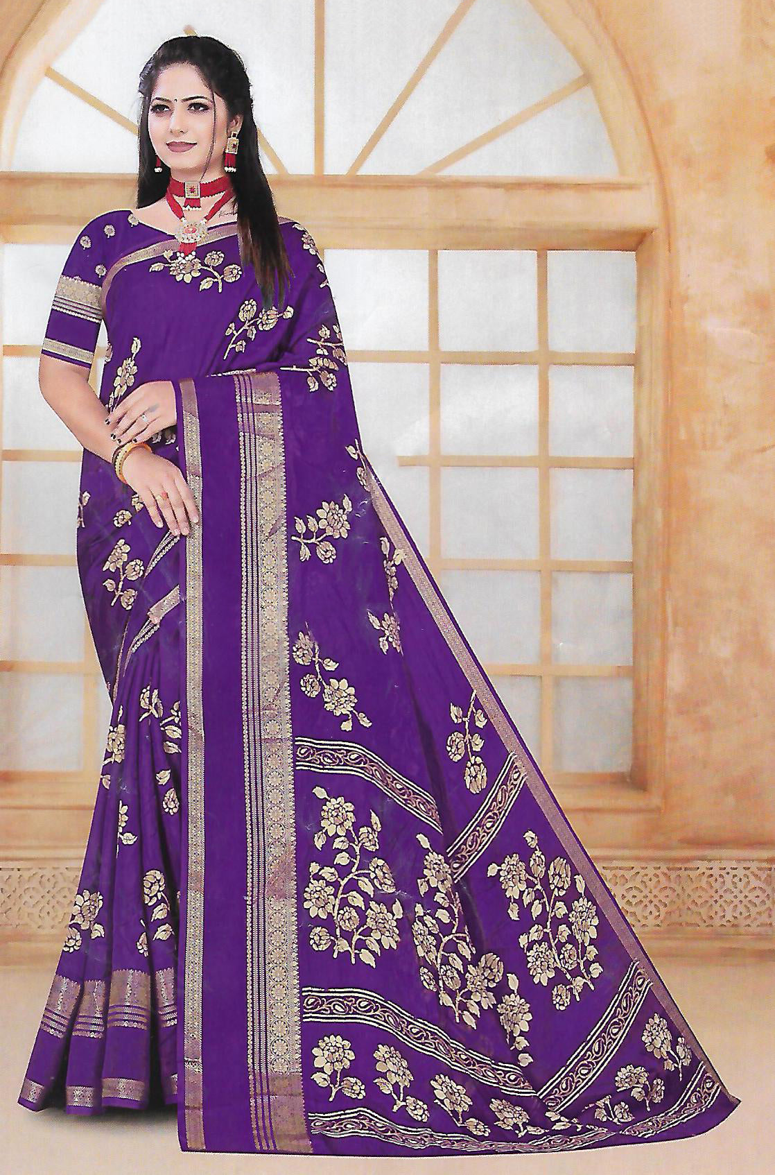 FANCY SYNTHETIC SAREE
