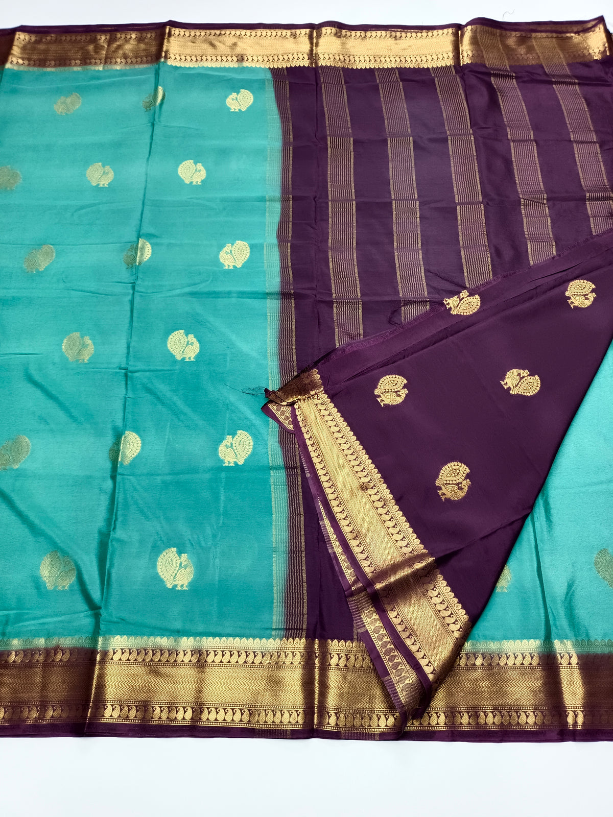 SEMI CREPE SILK SAREE