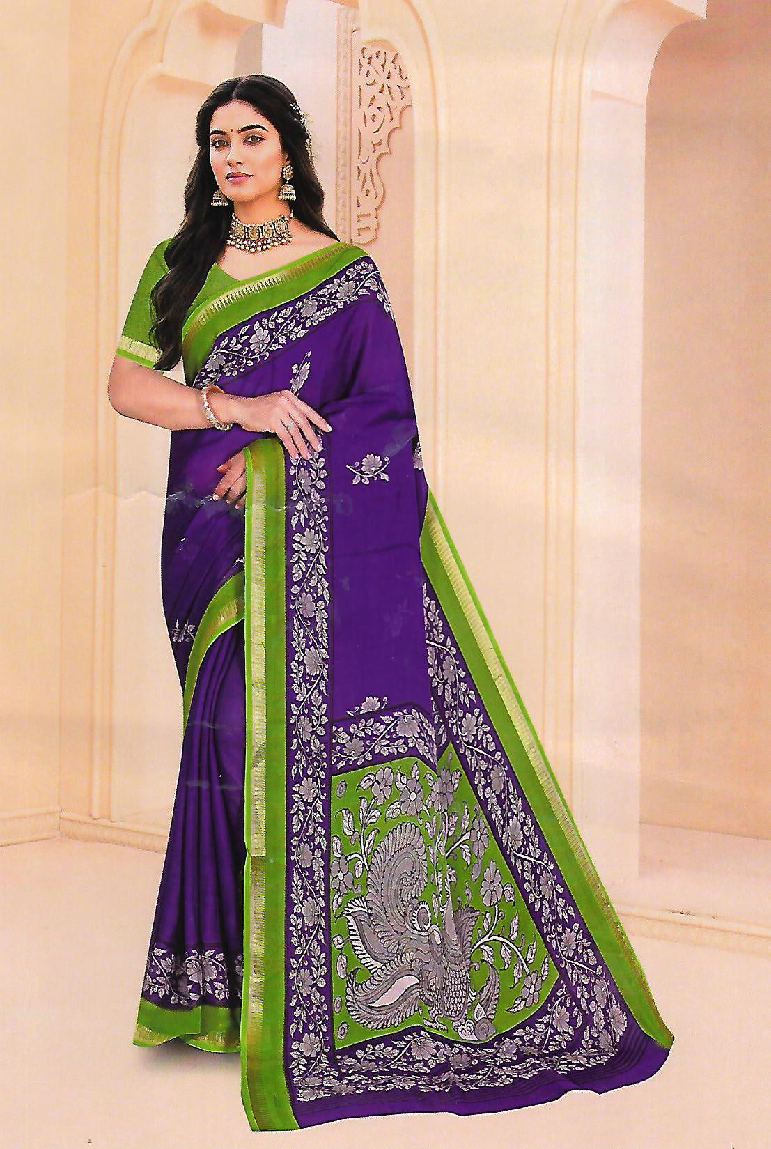 FANCY SYNTHETIC SAREE