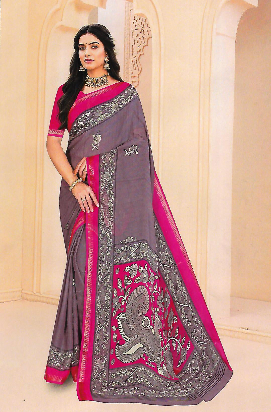FANCY SYNTHETIC SAREE